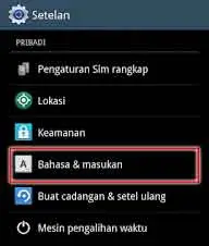 Cara Mengubah Bahasa Keyboard Android
