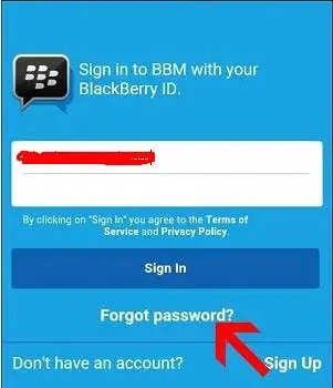 Reset blackberry id terkunci