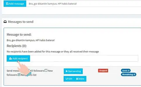 Cara Kirim DM Instagram Dr Laptop