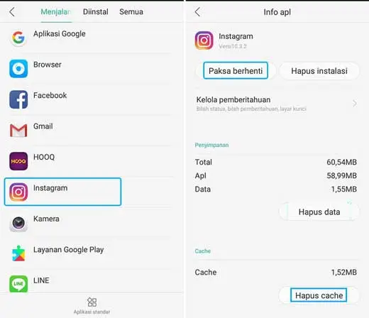 Mengatasi Instagram Telah Terhenti