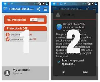 cara buka situs blokir di android