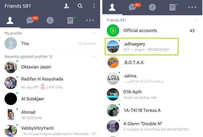 Cek-Line-Teman-Aktif