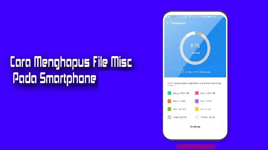 Cara Menghapus File Misc di Android