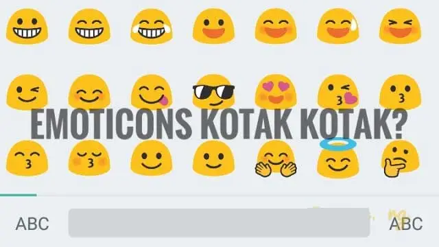 cara agar emoji berwarna di android