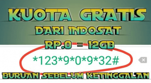 cara mendapatkan kuota gratis indosat 2019