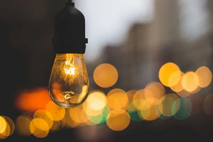 gambar bokeh lampu