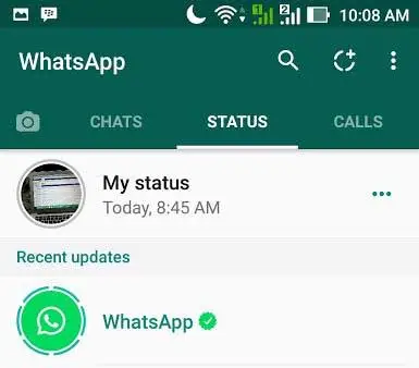 cara buat status wa keren