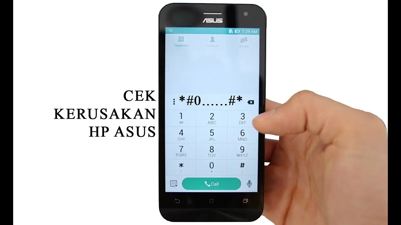 cara cek touchscreen asus zenfone max pro m1