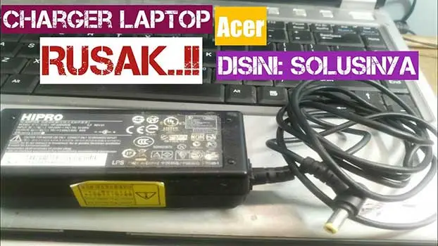 cara memperbaiki charger laptop tidak mengisi