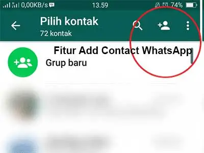 cara mengundang teman di whatsapp dengan nomor telepon