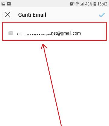 cara mengganti email instagram tanpa login