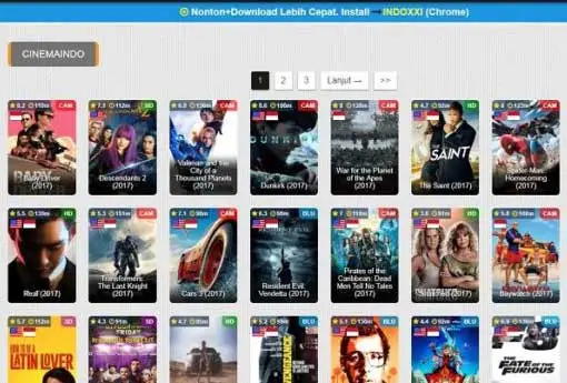 Daftar Situs Streaming Film / Movie Terlengkap dari HP