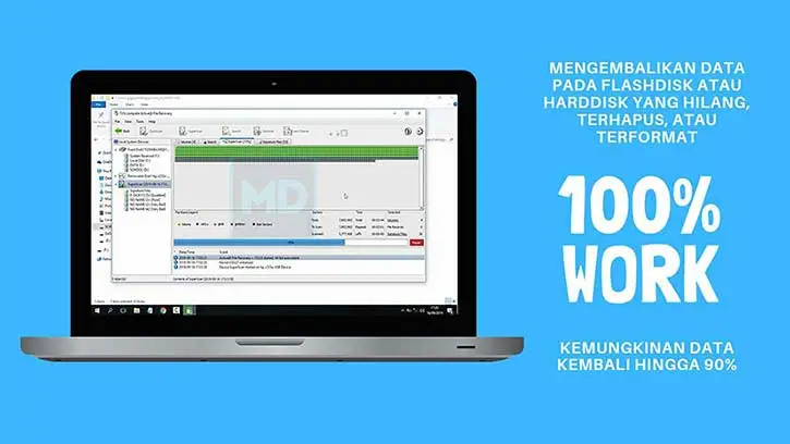 cara mengembalikan data flashdisk yang terformat tanpa aplikasi