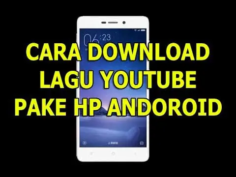 cara download lagu di youtube lewat hp