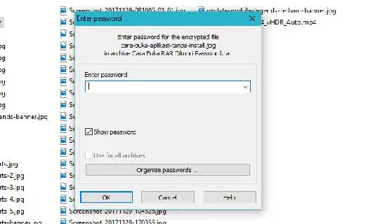 membuka password rar online