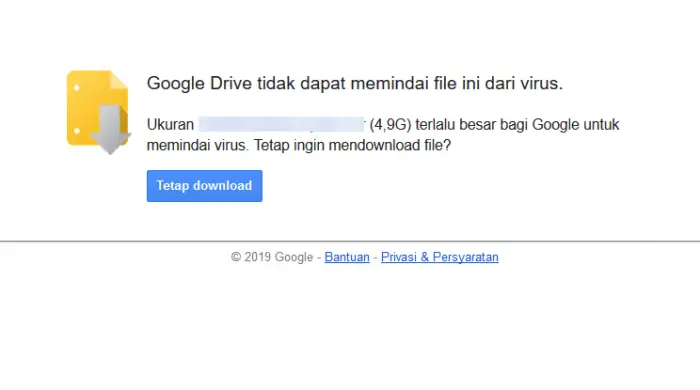 tuorial download google drive yang di limit