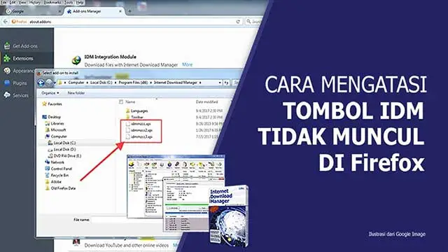 mengatasi download IDM tidak muncul