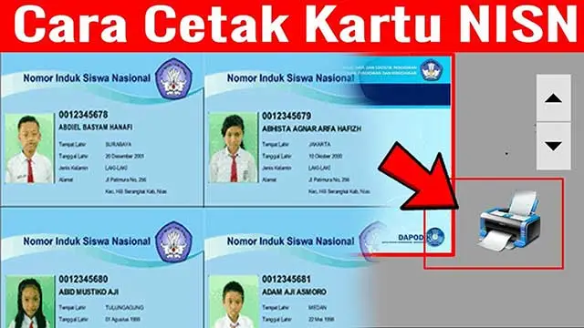 Cara Cetak Kartu NISN