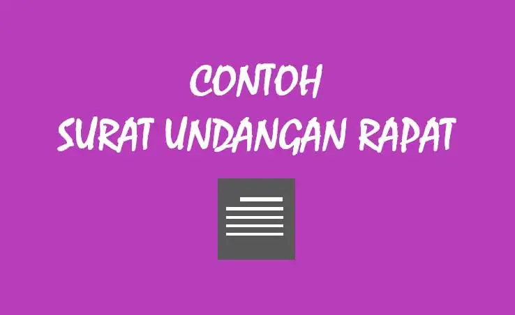 Contoh Surat Undangan