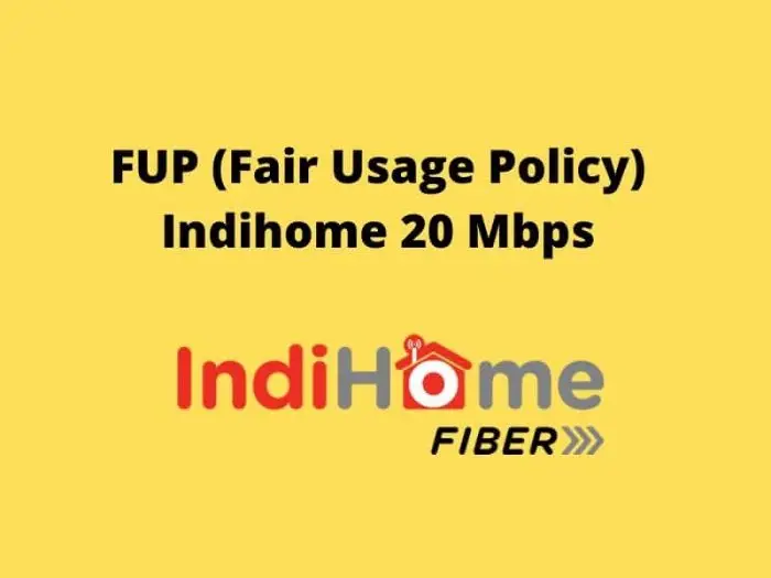 Batas FUP Kuota Internet IndiHome