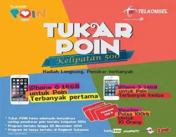 Cara Tukar Poin Telkomsel