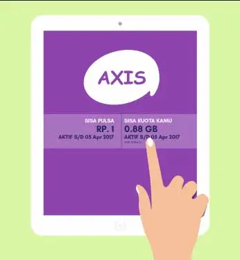 cara cek nomor Axis