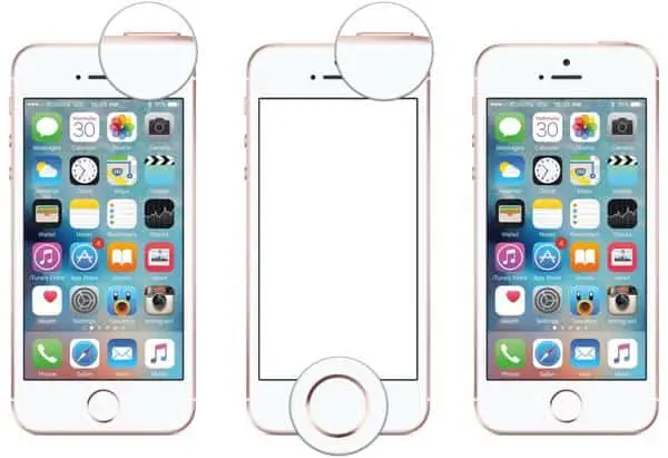 cara screenshot iphone 5