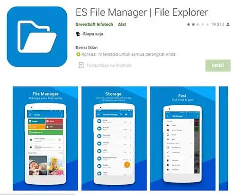 cara melihat password wifi di hp dengan es file explorer