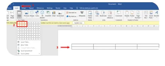 Dengan menyorot baris dan kolom di grid