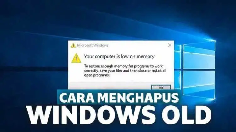 cara menghapus Windows OLD yang bikin Drive jadi penuh