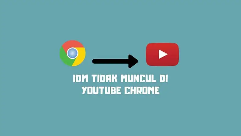 cara mengatasi idm yang tidak muncul di youtube