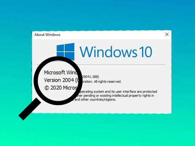 cara melihat versi windows 10