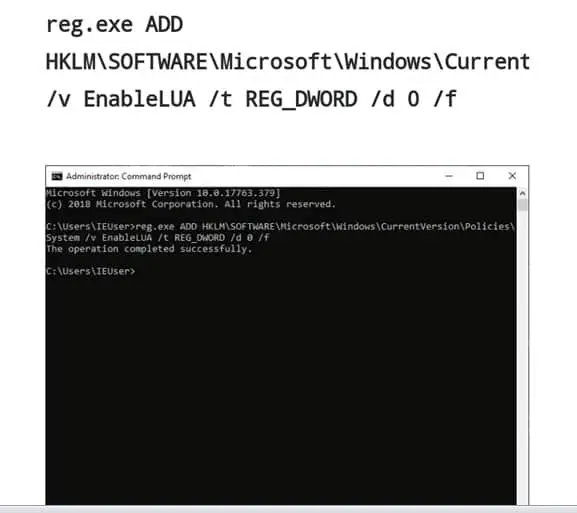 mematikan uac di windows lewat command prompt