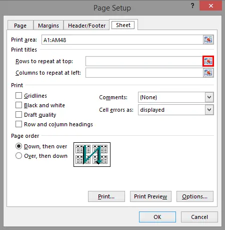 Cara Membuat Judul Tabel Berulang di Excel