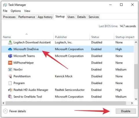 mengurangi Startup Program