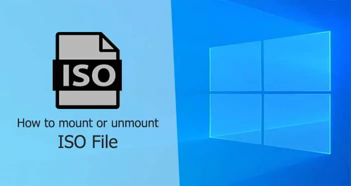Cara Mount File ISO Windows