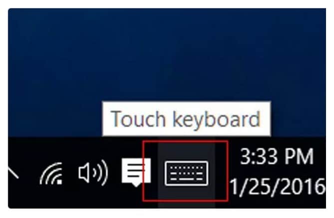 langkah menampilkan keyboard on screen