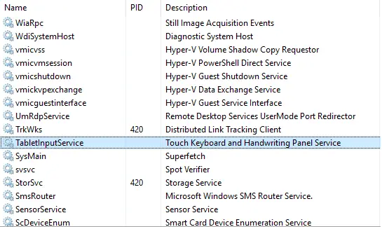 cara mengaktifkan touchpad laptop asus dengan services.msc