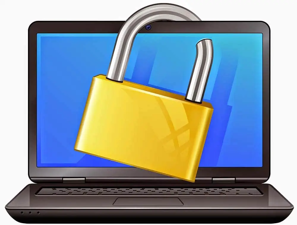 cara mengunci laptop