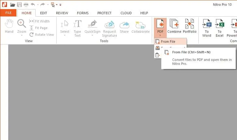 cara menyimpan word ke pdf dengan nitropdf