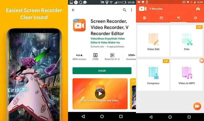 aplikasi perekam video android dengan efek