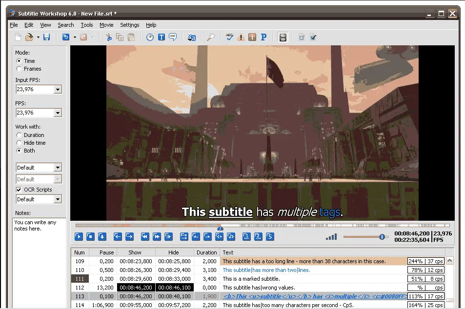 Cara Edit Subtitle Film Menggunakan Notepad dan Subtitle Workshop